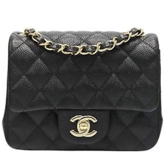 💯Chanel Brand New! mini square caviar 🔱 - Picture 2 of 5